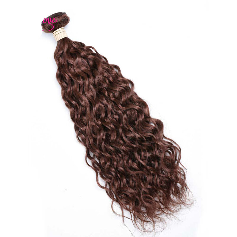 33 # коричневые Кудрявые Волнистые человеческие волосы, 100% натуральные бразильские человеческие волосы, шоколадно-коричневые