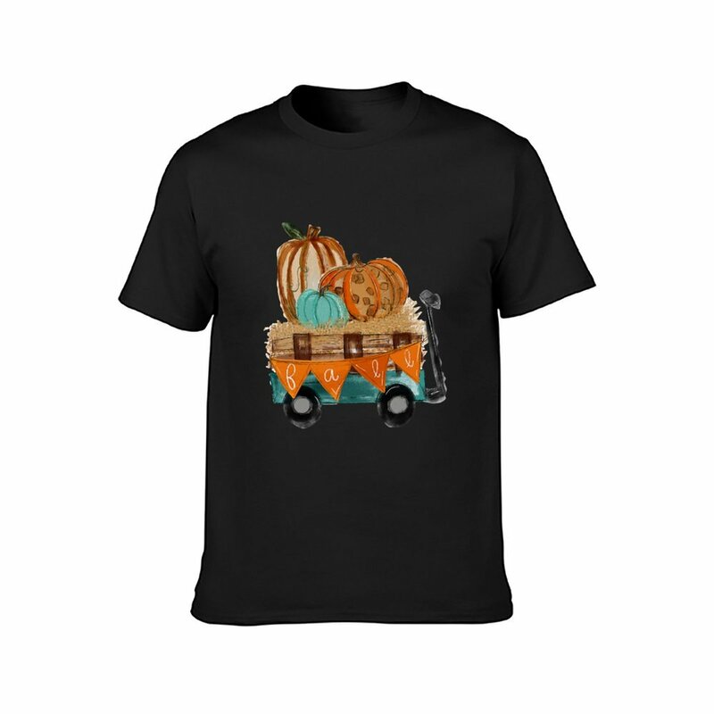 Ретро Осенняя футболка с изображением тыквы грузовика Новая коллекция спортивная мужская одежда для фанатов
