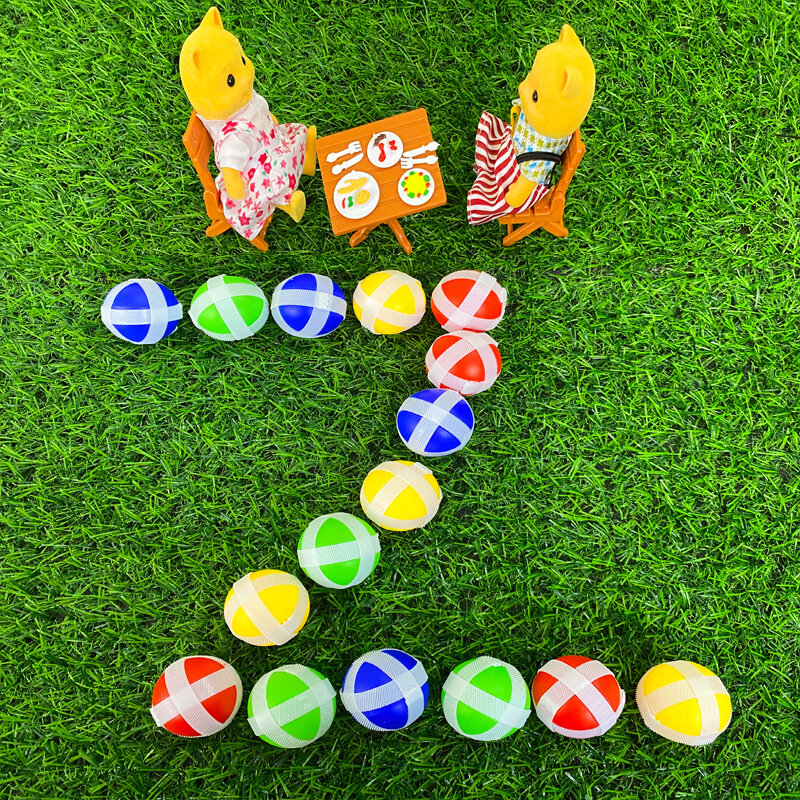 10/20 PCS Catapult Gun Sticky Ball Throwing Toys Children's Darts Accessories Suction Cup ball Outdoor Sports Sticky Target ball