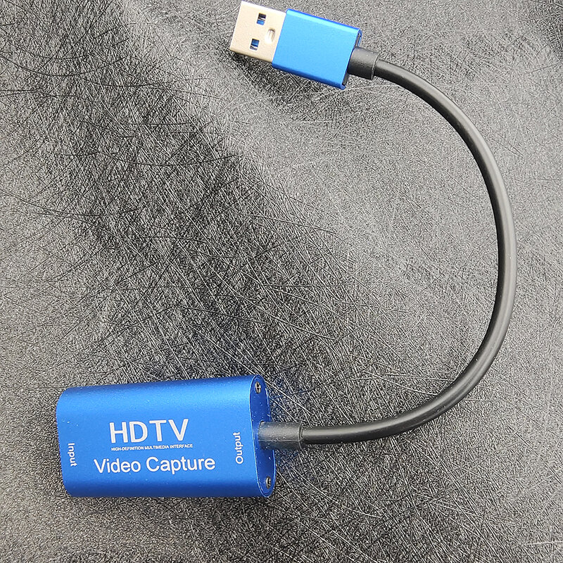 Tipo C Video Capture Card compatível com HDMI, USB 3.0, coletor de vídeo, adequado para alta definição