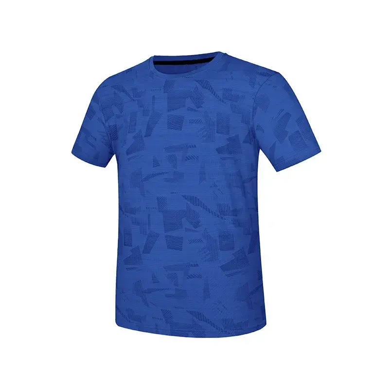 Camiseta fina de secado rápido para hombre, camisa deportiva informal de baloncesto, manga corta, seda de hielo, Verano