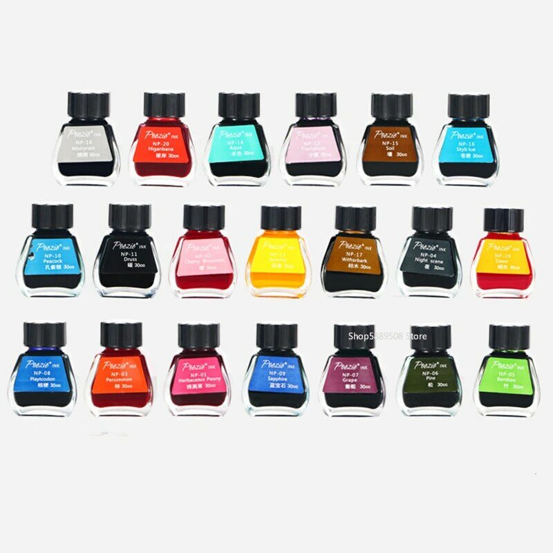 30ml Color pen ink Non-gold powde ink Dipped in water pen Color ink non-carbon can be toned Office Supplies