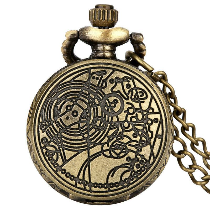 Montre de poche à Quartz pour hommes et femmes, rétro, Design de petite taille, collier, horloge avec chaîne de pull, collection reloj
