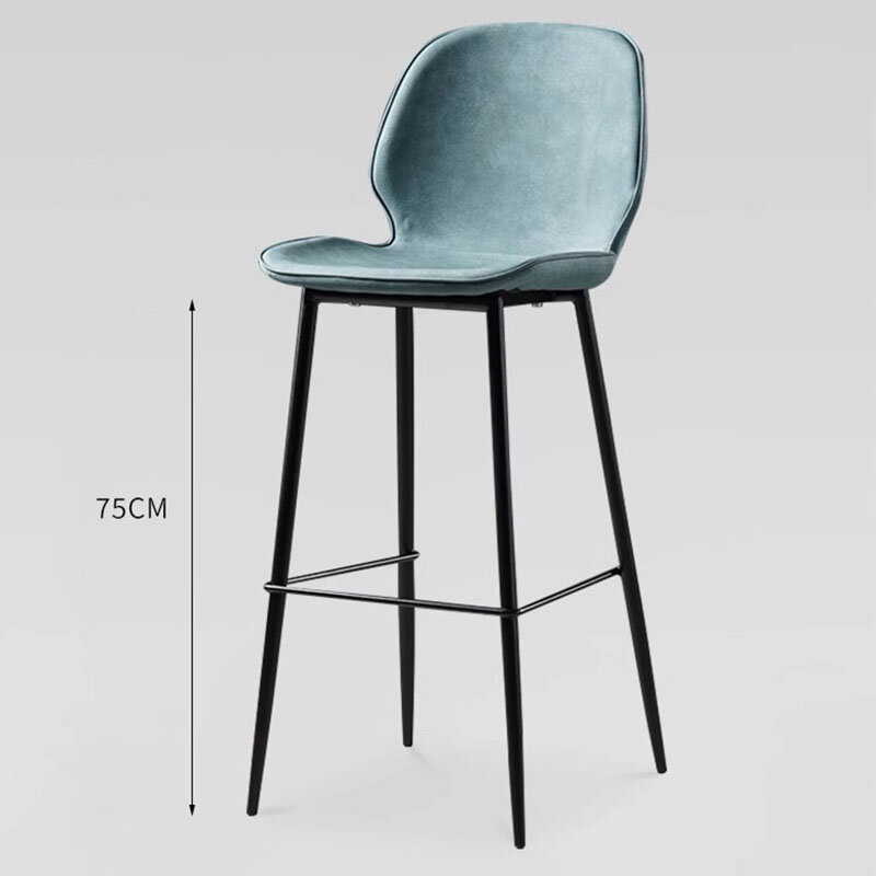 Простой скандинавский барный стул, современные минималистичные кожаные высокие дизайнерские барные стулья для дома, гостиной, столешницы, мебель для салона