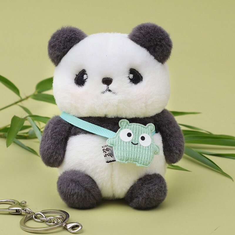 Креативные мягкие игрушки в форме панды, брелок для ключей