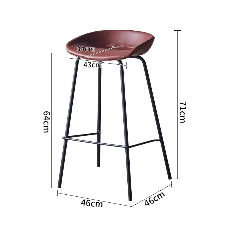 Designer Industrial Bar Chairs Modern Luxury Living Room Relaxing Bar Chairs Reception Gaming Sgabello Cucina Home Decoration