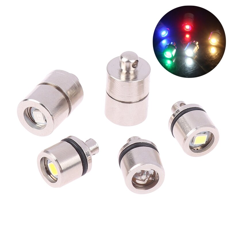 Minibombilla LED pequeña para manualidades, luz de botón decorativa iluminada, hecha a mano, electrónica, modelo de luz de colores