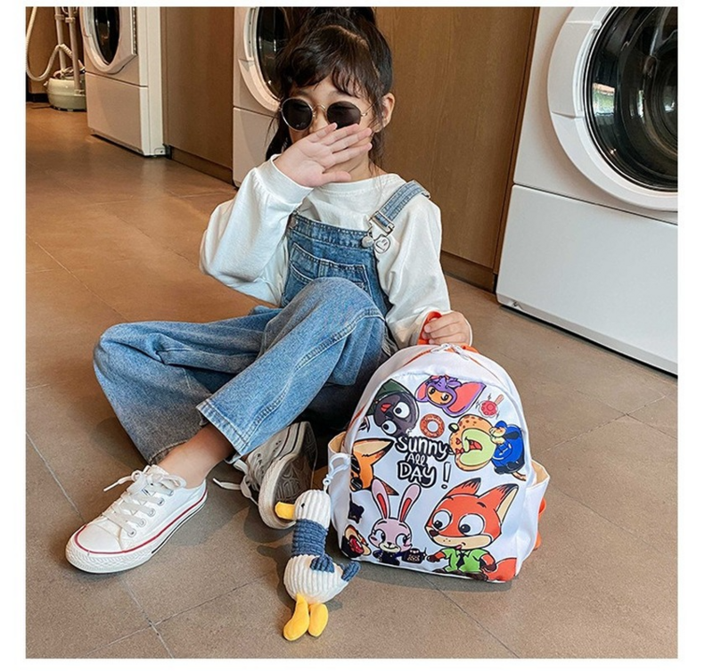 Disney New Cartoon Donald Duck Children Backpack Cute Student Schoolbag Luxury Brand Multi-functional Large-capacity Travel Bag
