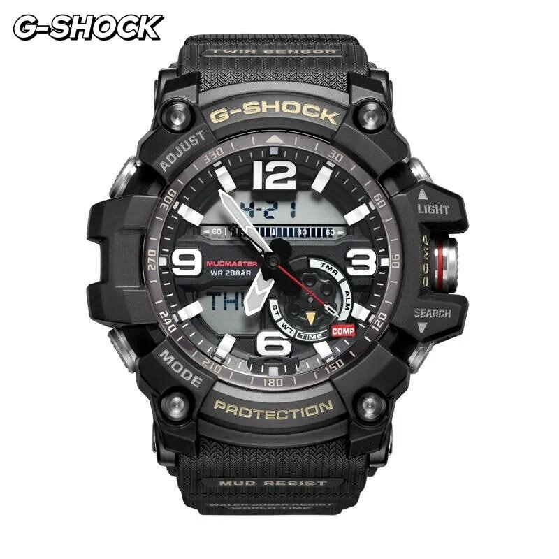 Relógio masculino G-SHOCK GG-1000, Little Mud King Shock, o relógio esportivo impermeável e à prova de lama do mundo, display duplo, marca de luxo