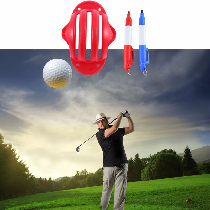 Sport Triple Track Putting Positionering Aids Golf Ball Line Marker Pen Golf Scriber Tekening Sjablonen Uitlijning Markeert Tool