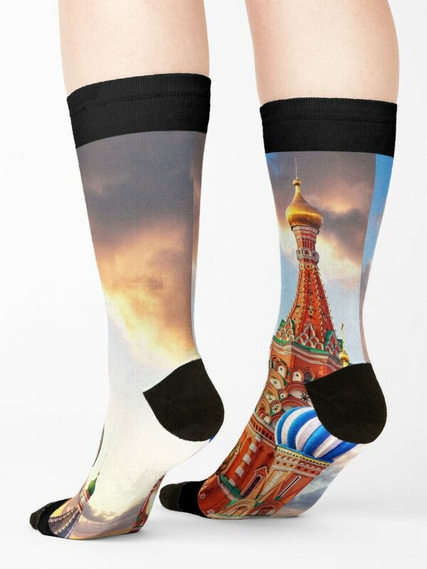 ถุงเท้าแฟชั่นสำหรับผู้หญิงและผู้ชายถุงเท้าลายลูกบอลหิมะจากรัสเซีย