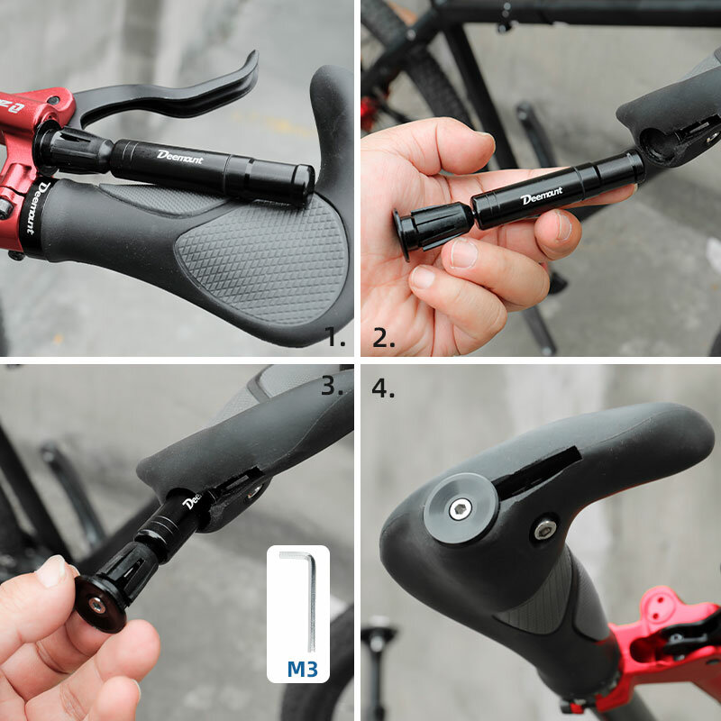 Deemount – outil de réparation de pneus Tubeless de vélo d'origine, crevaison pour colle urgente, réparation gratuite, bande de caoutchouc en option