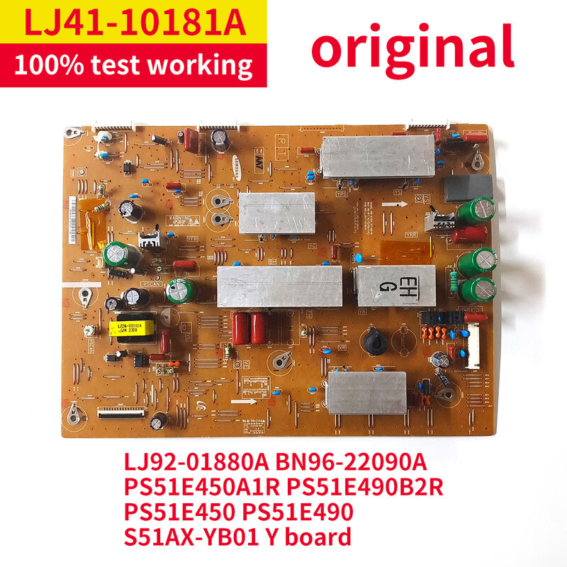 100% Uji Bekerja Asli Power Board LJ41-10181A LJ92-01880A BN96-22090A untuk Samsung PS51E450A1R PS51E490B2R PS51E450 PS51E490 Y