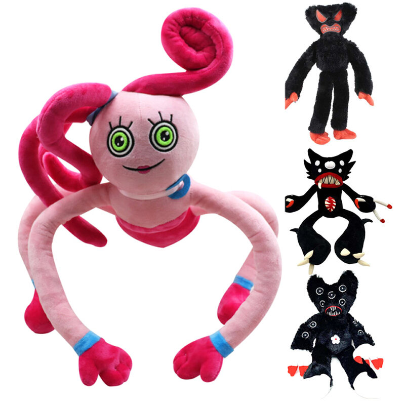 Horror Game Mommy Long Legs Plush Toys Wuggy Huggy Plush Stuffed Doll Bunzo Bunny Bron Children's Birthday Gift