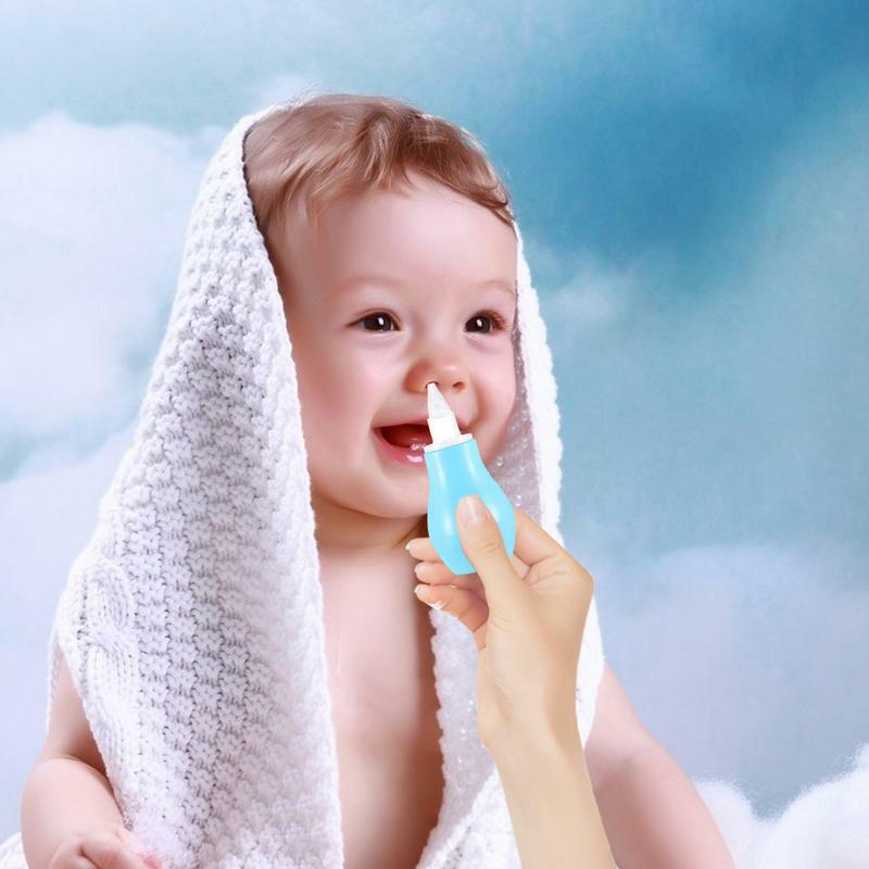 유아 코 빨판 실리콘 코 클리너, 신생아 비강 빨판, 재사용 가능 어린이 코 울혈 완화, 유연한 유아 전구