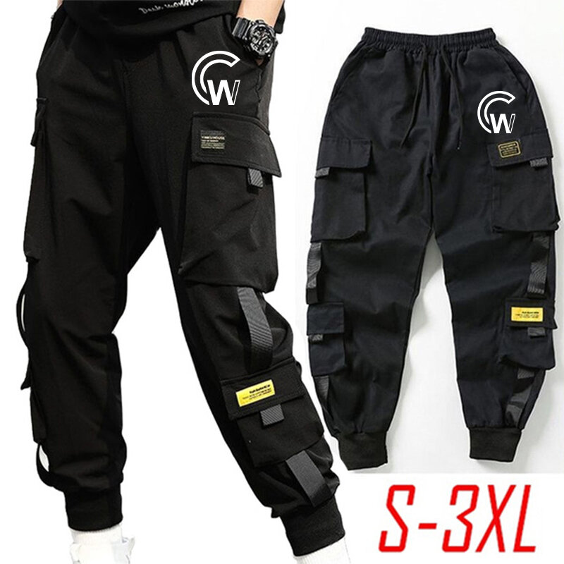 Trendy spodnie Cargo męskie Streetwear spodnie w stylu Hip Hop męskie spodnie joggery codzienne spodnie haremowe spodnie dresowe do koszykówki