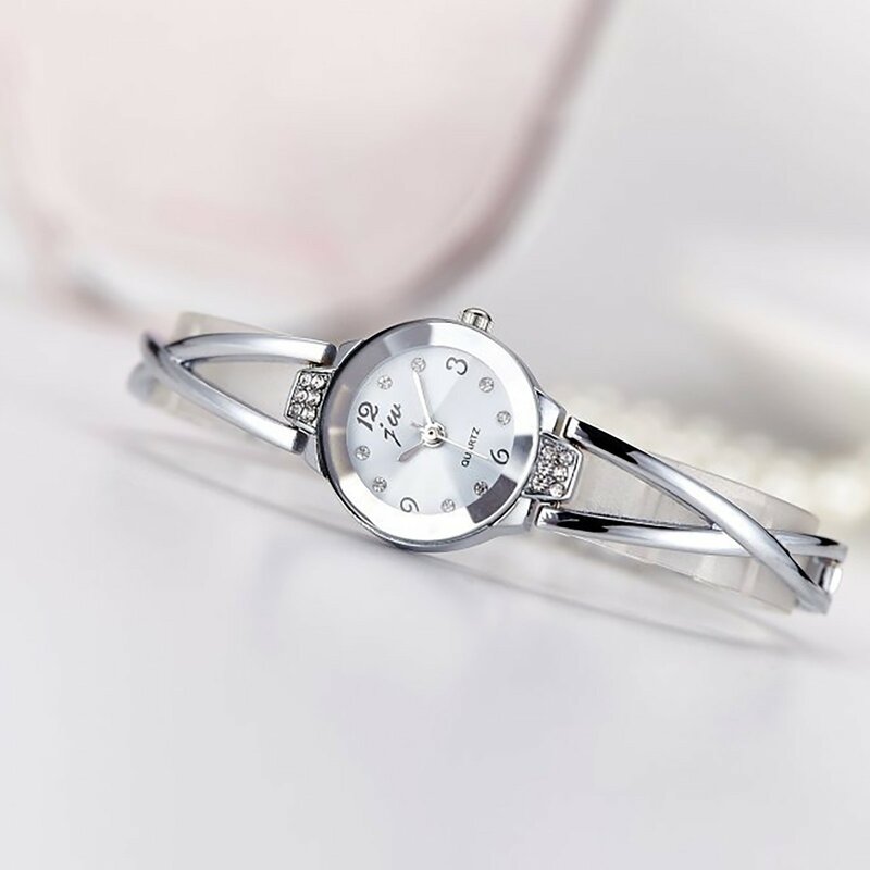 Relógio de pulso quartzo feminino, relógios elegantes, luxo, preciso, mulheres relógio de pulso
