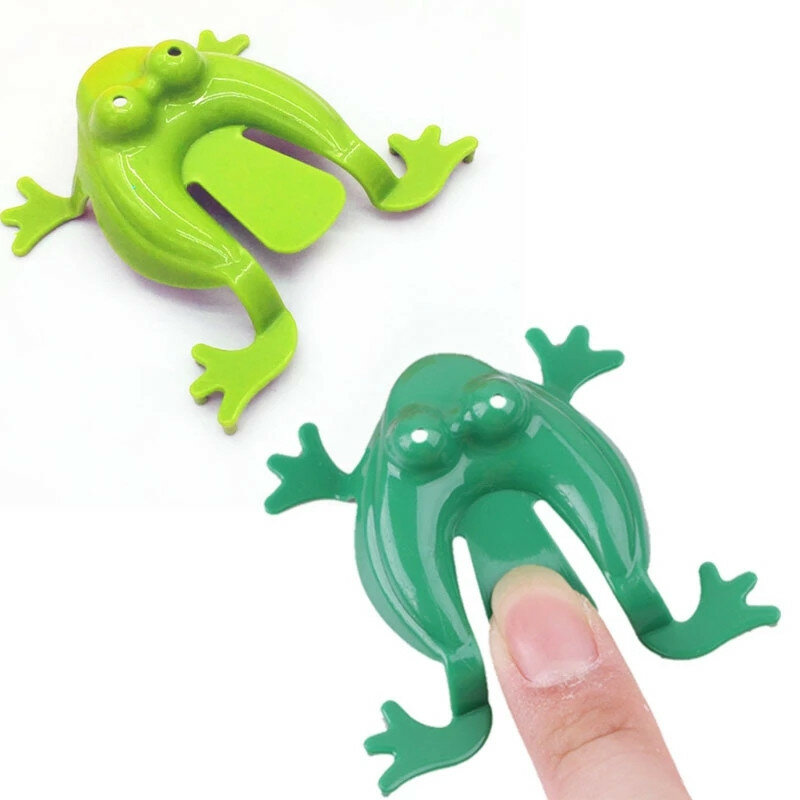 Nowy 10 sztuk skacząca żaba Bounce zabawki dla dzieci nowość różne Stress Reliever zabawki na prezent urodzinowy dla dzieci Party Favor