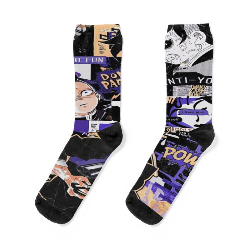 Genya calcetines deportivos personalizados para hombre y mujer, calcetines de suelo, regalo de Navidad