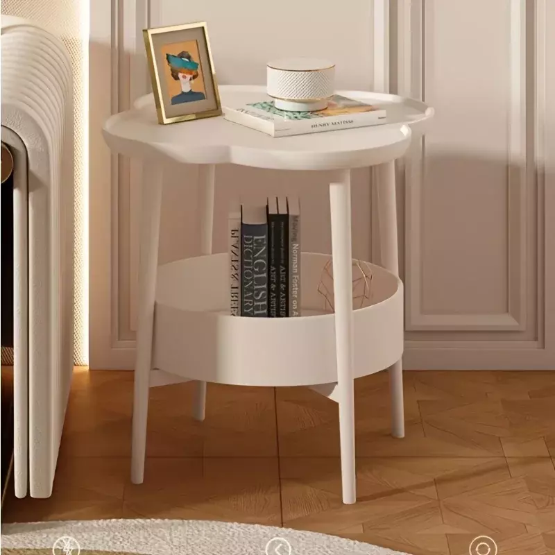 Creative Side Table with High Appearance and Cloud-shaped Design, Modern  Simple Sofa  Cabinet Table, Living Room Mobile