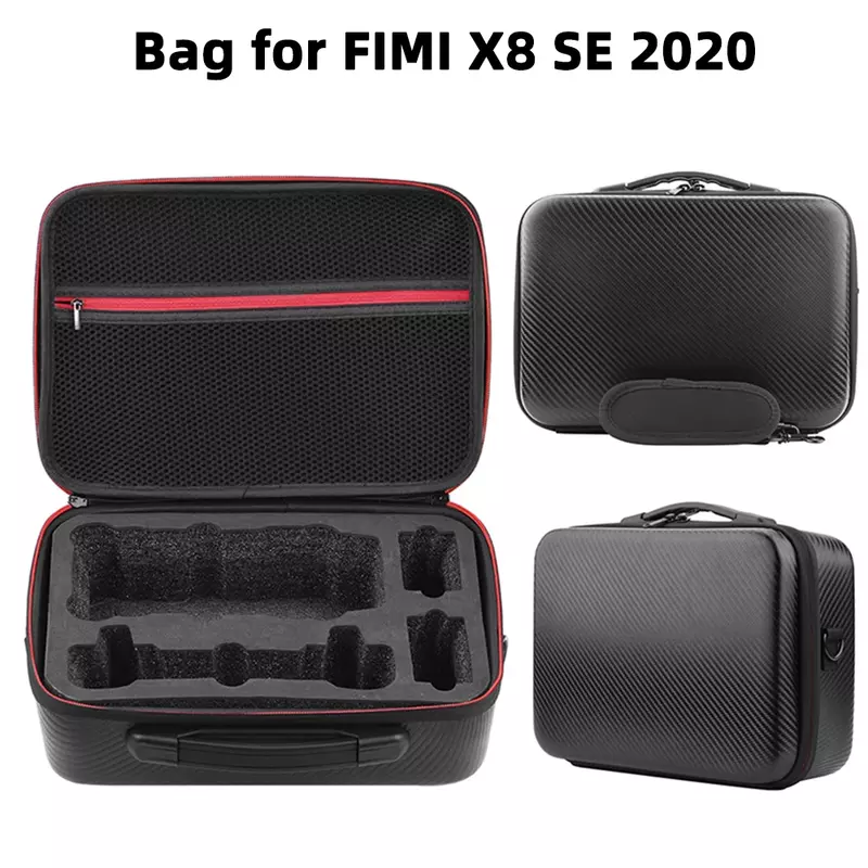 Tas Bahu untuk FIMI X8 SE 2020 Pelindung Tas Tangan Drone Baterai Pengendali Kasus Penyimpanan Membawa Kotak Koper Tahan Air