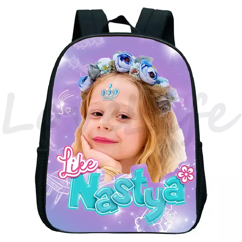 Like Nastya Backpacks Kawaii Boobag Children Schoolbag Kindergarten Bags Kids Rucksack Toddler Small Backpack 12 Inch Mochila