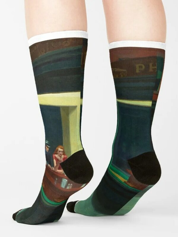 Nachthemden von Edward Hopper 1942 Socken Winter Mann Socke