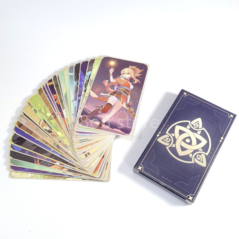 Juego de cartas periféricas de Anime, set de cartas de juego de mesa, regalo de utilería para juego de rol, 66 unidades