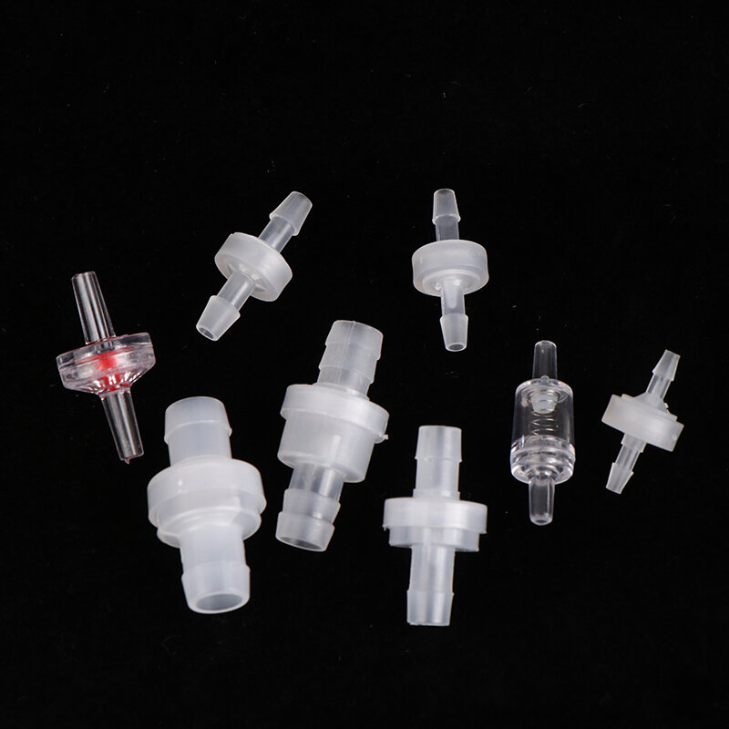 Válvula de retención de fluidos en línea, Pagoda antirretorno unidireccional de plástico de 3/4/6/8/10/12mm, para combustible, Gas, líquido, resistente al ozono