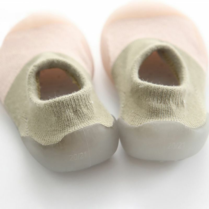 Baby First Shoes Toddler Walker Infant Boys Girls Kids Rubber Soft Sole Floor Barefoot Casual Shoes Knit Booties Anti-Slip Socks