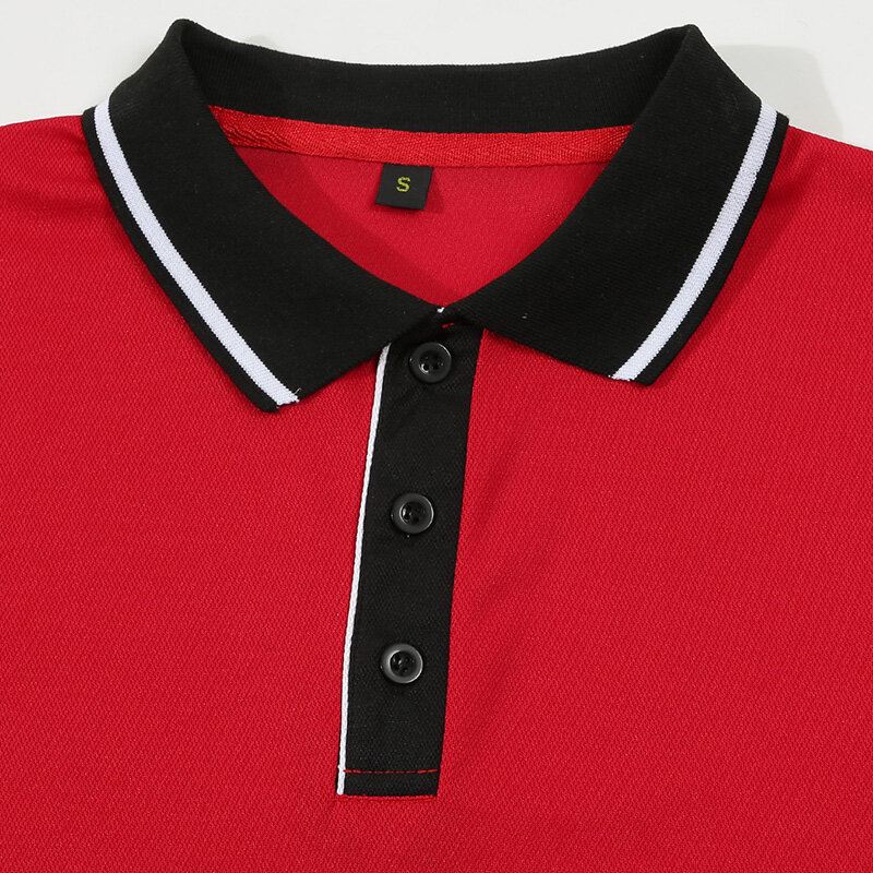 2024 letnia męska koszulka polo z krótkim rękawem nowa moda cyfrowa spersonalizowana koszulka polo męska top na co dzień biznesowa