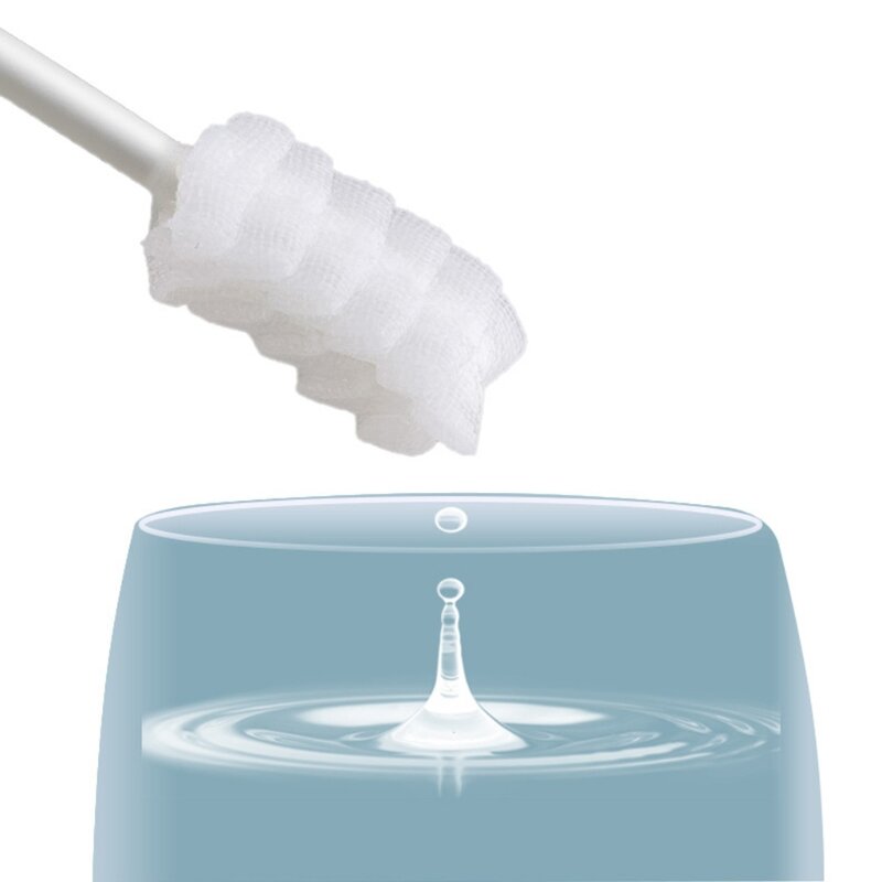 30 шт. детский очиститель языка одноразовая марля зубная щетка бумажный стержень для чистки полости рта