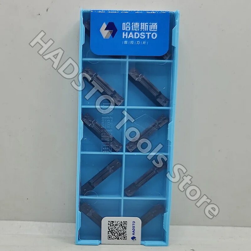 MGMN400-M HS7125 MGMN400-M MGMN400 4.0mm HADSTO carbide inserts Cut off Slotting inserts For Steel, Stainless steel, Cast iron