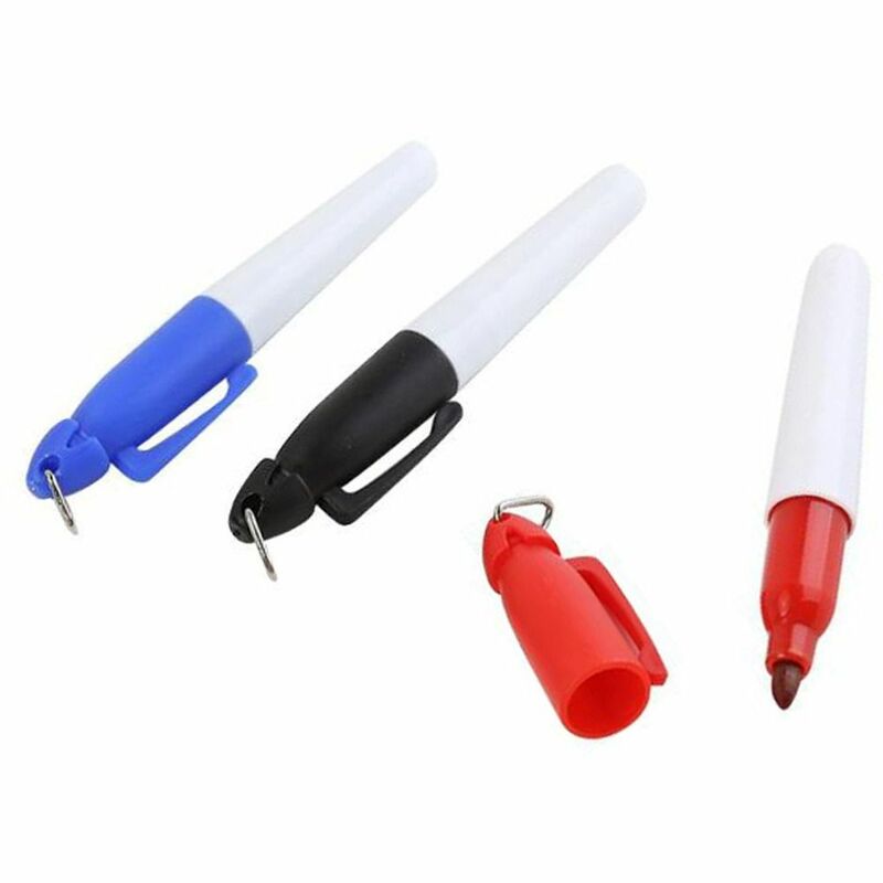 5Pcs Professional Golf Ball Liner Markers Pen With Hang Hook Drawing Alignment Marks Portable Golf Marker Pen For Golfer Gift