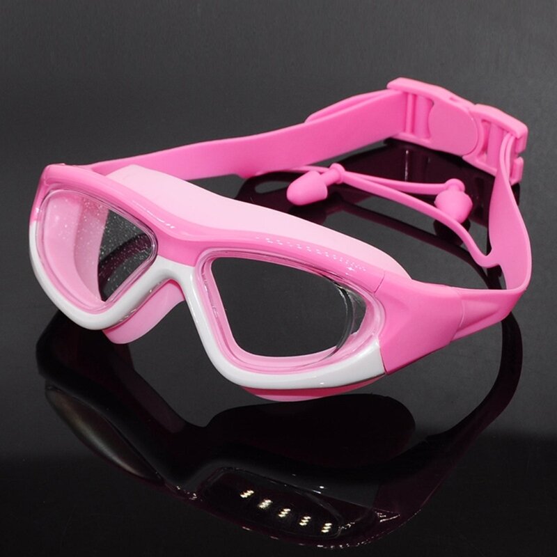 แว่นตาว่ายน้ำเด็กป้องกันหมอกป้องกันรังสียูวี 652F แว่นตาว่ายน้ำพร้อมที่อุดหูไม่รั่ว