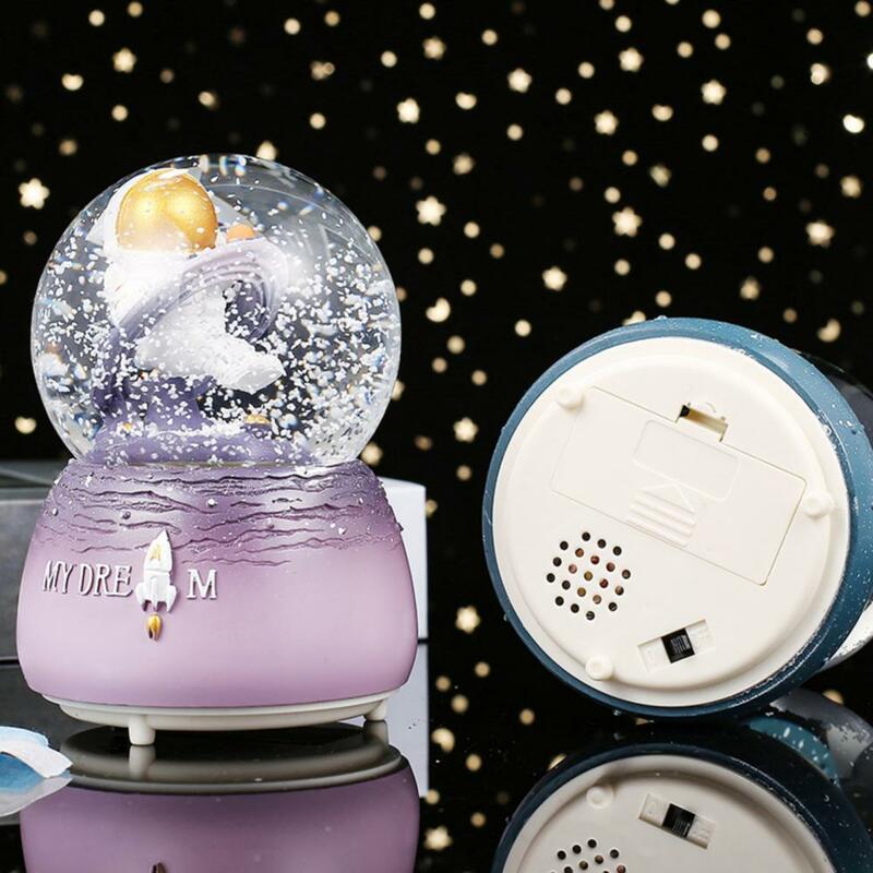 Good Sealing Glowing Crafts Crystal Space Astronaut Crystal Ball for Kids