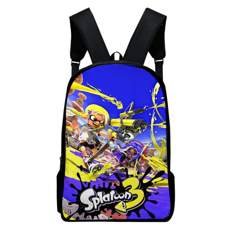 Splatoon 3 Saco 2022 Novo Jogo Escola Saco Adulto Crianças Sacos Unisex Mochila Estilo Casual Daypack