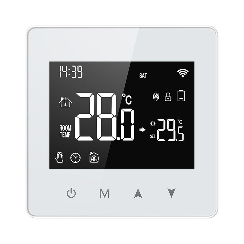 Termostato inteligente con Control remoto programable semanal, controlador de temperatura para caldera de Gas, Tuya, WiFi, mejora del hogar