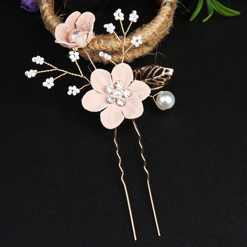 Kryształowe kwiatowe włosy ślubne grzebienie kryształowe spinka do włosów ślubna korona ślubna elegancka akcesoria do biżuterii do włosów