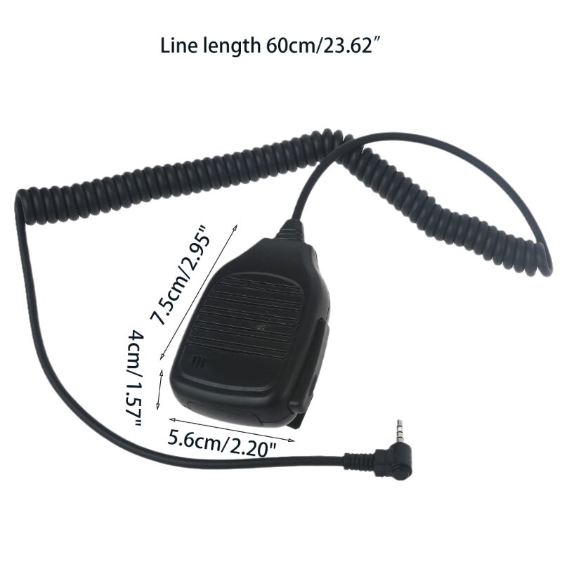 Dropship 3.5MM Walkie-talkie Microfoni Accessori Altoparlante a spalla per Walkie-talkie BAOFEN UV3R T1
