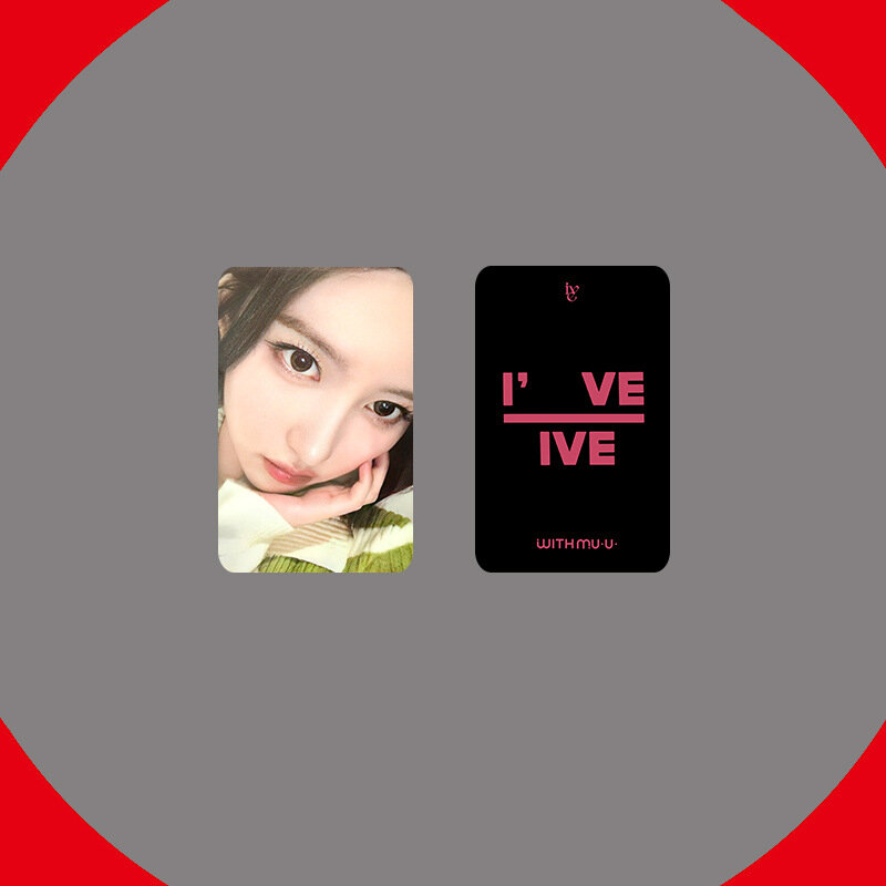 ألبوم Kpop IVE ، بطاقة شخصية بجودة عالية ، بطاقة خاصة لشخصية ونيونغ يوجين ليسو ليز ري جايوال ، بطاقة بريدية يمكن جمعها