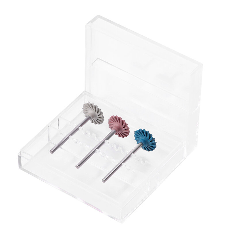 AZDENT-치과 복합 연마 디스크 키트, RA 다이아몬드, 3 단계 연마 시스템, 14mm 휠 고무 연마기, HP 2.35mm 치과 도구