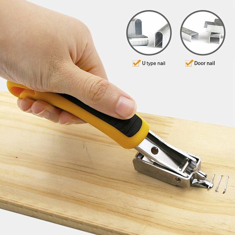 Multifuncional Handheld Nail Lifter, ferramenta removedor de grampo, extrator de unhas para estofos tapete, garra Hand Held Grampeador, Tack