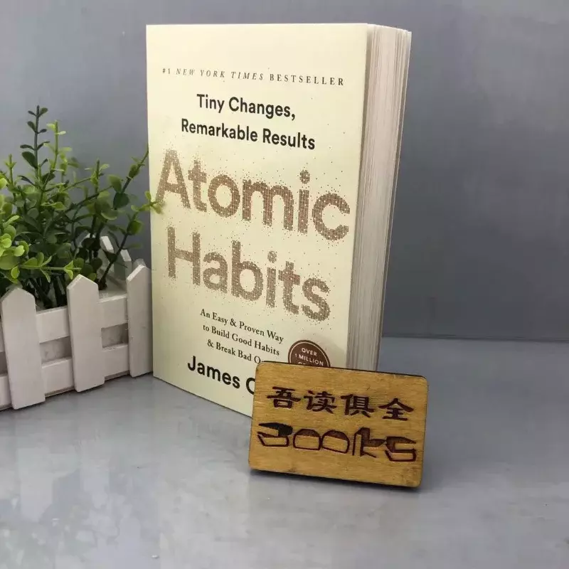 Hábitos atómicos de James Clear, una forma fácil y probada de construir buenos hábitos y romper los malos, libros de autogestión y automejora