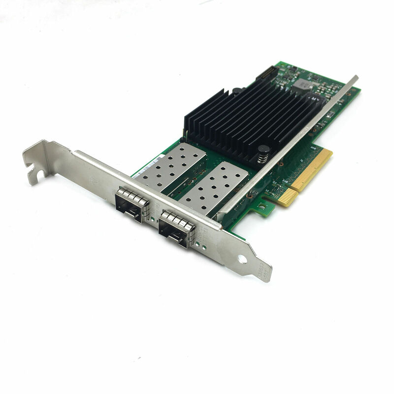 X710-DA2 10Gb PCI 3.0x8อีเธอร์เน็ตอะแดปเตอร์เครือข่ายมาบรรจบกัน X710DA2BLK