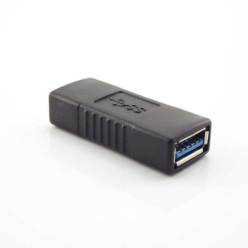 Super prędkość USB 3.0 łącznik adaptera przedłużacz złącze żeńskie do żeńskiego konwerter połączenia dla Laptop kabli