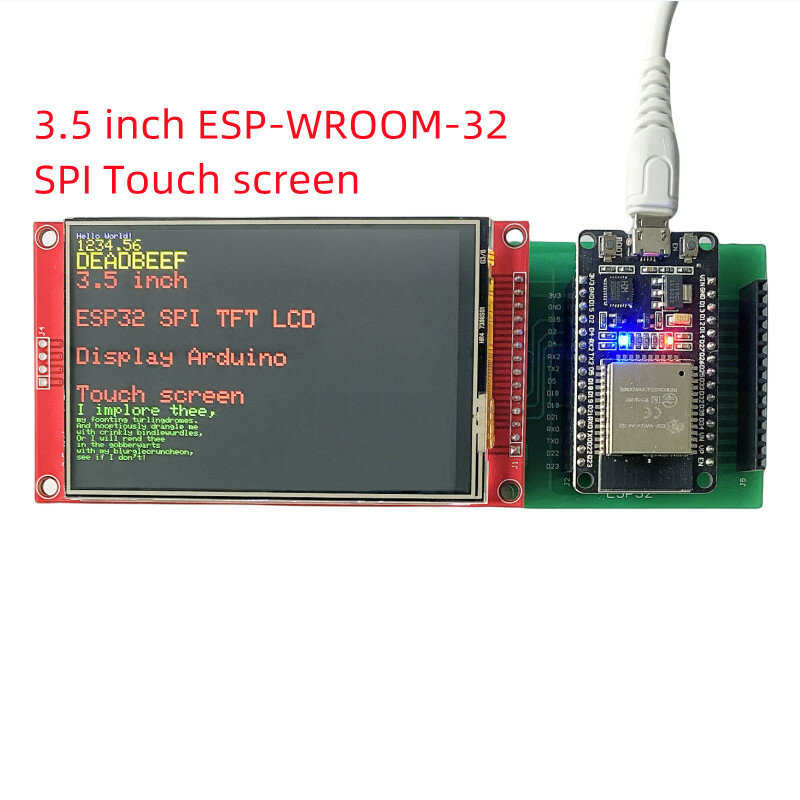 Écran LCD TFT éventuelles I avec ou sans écran tactile, technologie 320RGBx480 ILI9488, ESP32, 3.5 pouces