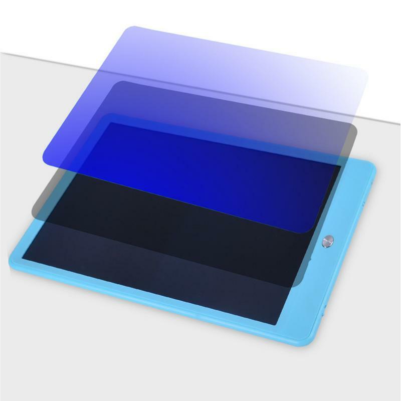 Tablet de Escrita LCD com Botão Apagar, Almofada Doodle Impermeável, Almofada de Escrita Precoce, Alimentado Por Bateria, Proteção para os Olhos, Criança