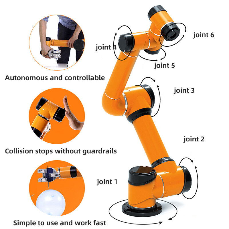 LITE Collaborative Robot Precisão Pick And Place 6 Axis Robot Arm cobot robot