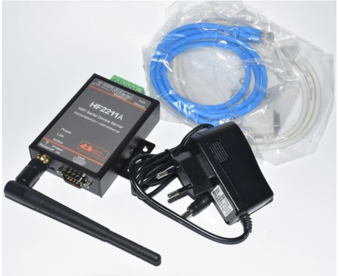 HF2211 Moduł konwertera szeregowego na WiFi RS232/RS485/RS422 na WiFi/Ethernet do transmisji danych automatyki przemysłowej HF2211A